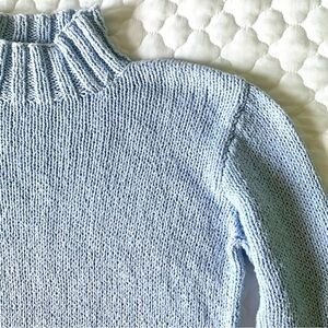 NANTUCKET HAND MADE KNITTED COTTON SWEATER SMALL
